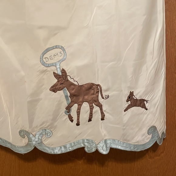 Vintage Odette Barsa 1960s Half-Slip with Donkeys - Picture 2 of 5